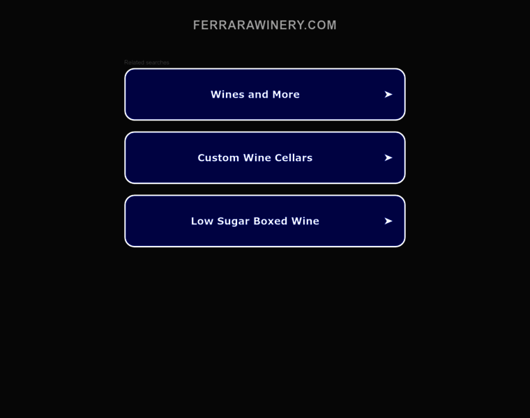 Ferrarawinery.com thumbnail