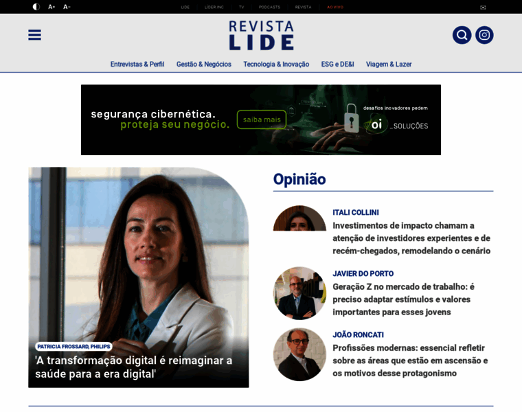 Revistalide.com.br thumbnail