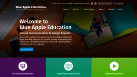What Blueappleeducation.com website looked like in 2019 (5 years ago)