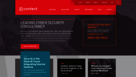 What Contextis.com website looked like in 2019 (5 years ago)