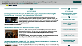 What Encharter.org website looked like in 2022 (2 years ago)