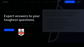 What Experts-exchange.com website looked like in 2023 (2 years ago)