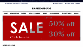 What Fashionplug.ru website looked like in 2021 (4 years ago)