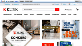 What Klink.pl website looked like in 2023 (2 years ago)
