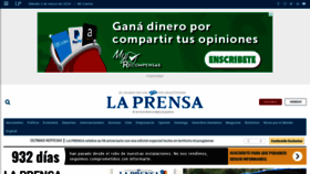 What Laprensani.com website looked like in 2024 (1 year ago)