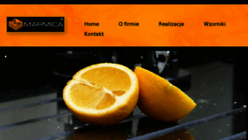 What Marmica.pl website looked like in 2016 (9 years ago)