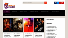 What Moviespointer.com website looked like in 2019 (5 years ago)