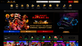 What Megaslote.com website looked like in 2023 (1 year ago)