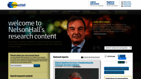 What Nelson-hall.com website looked like in 2022 (3 years ago)
