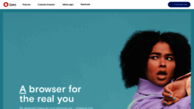 What Opera.com website looked like in 2021 (4 years ago)