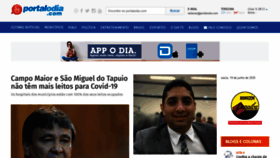 What Portalodia.com website looked like in 2020 (4 years ago)