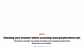 What Purpleculture.net website looked like in 2022 (2 years ago)