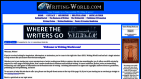 What Writing-world.com website looked like in 2024 (1 year ago)