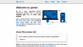 What Zpired.com website looked like in 2022 (2 years ago)